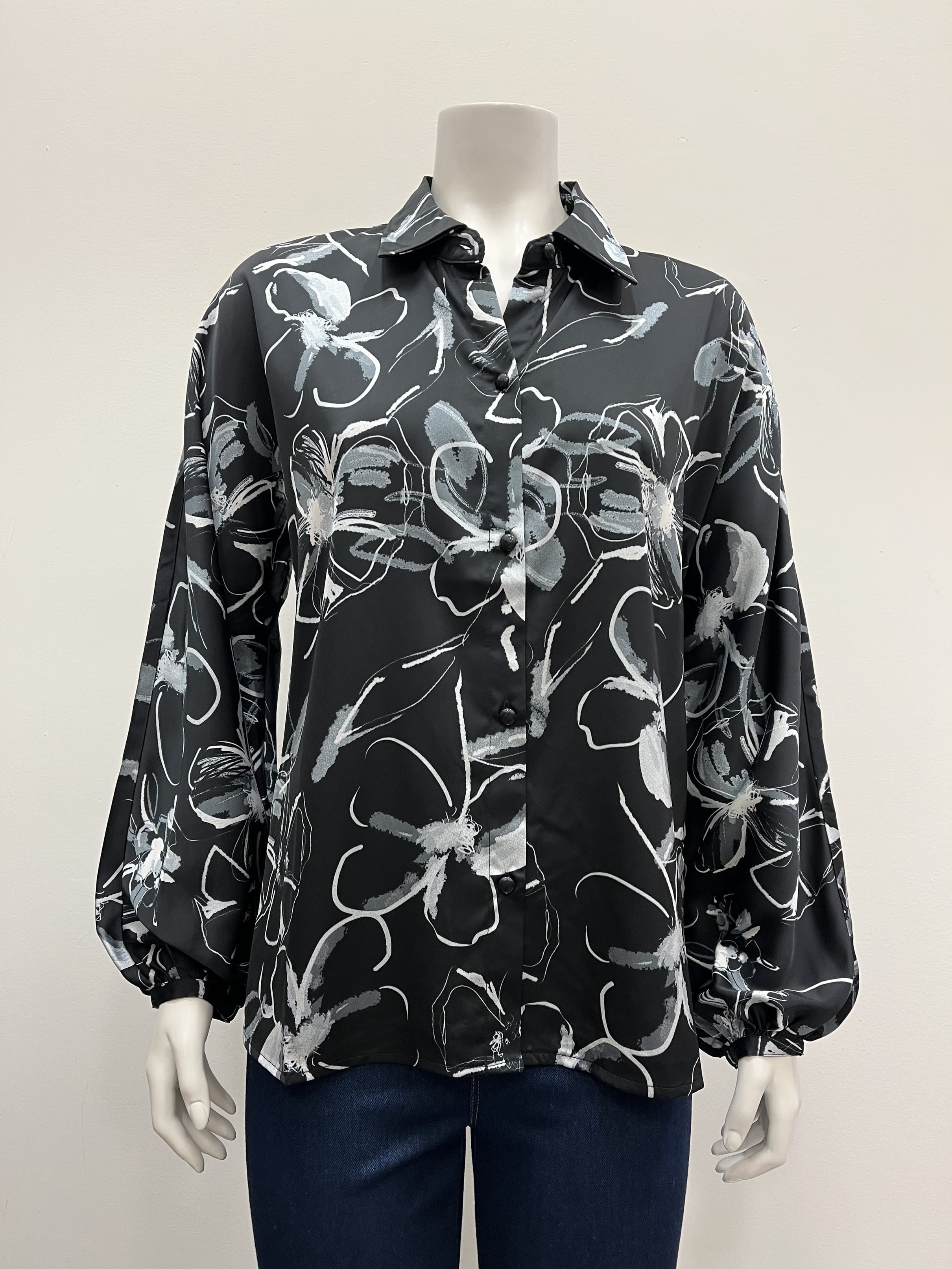 SUN-S23C07124 LONATA BLACK BLOUSE 0 main image 0
