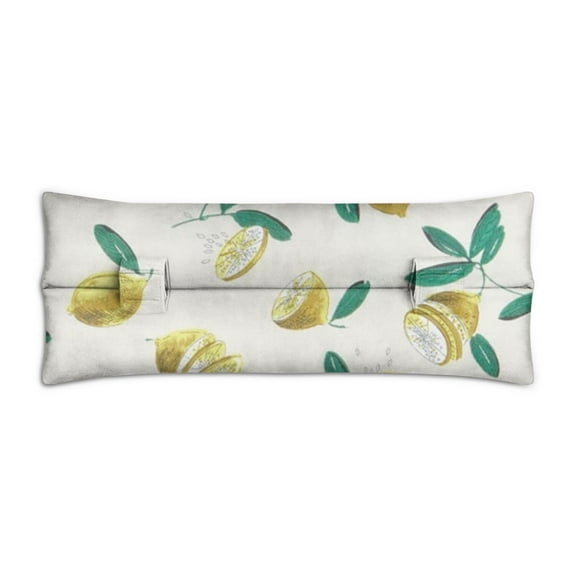Sunny Lemon Print Seatbelt Pillow Cheerful Summer Fruit Pattern, Post-Surgery Support for Heart Surgery & Hysterectomy