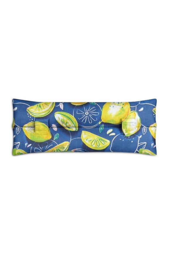 Sunny Lemon Print Seatbelt Pillow Cheerful Summer Fruit Pattern, Post-Surgery Support for Heart Surgery & Hysterectomy