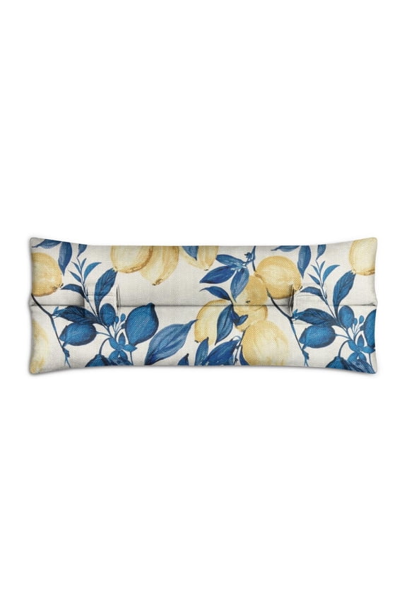 Sunny Lemon Print Seatbelt Pillow Cheerful Summer Fruit Pattern, Post-Surgery Support for Heart Surgery & Hysterectomy