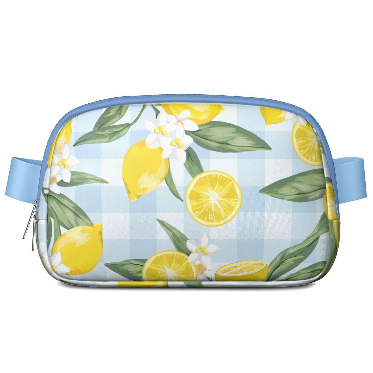 Sunny Lemons Fanny Pack – Retro-Inspired Fruit Belt Bag with Cute Vintage Lemon Pattern