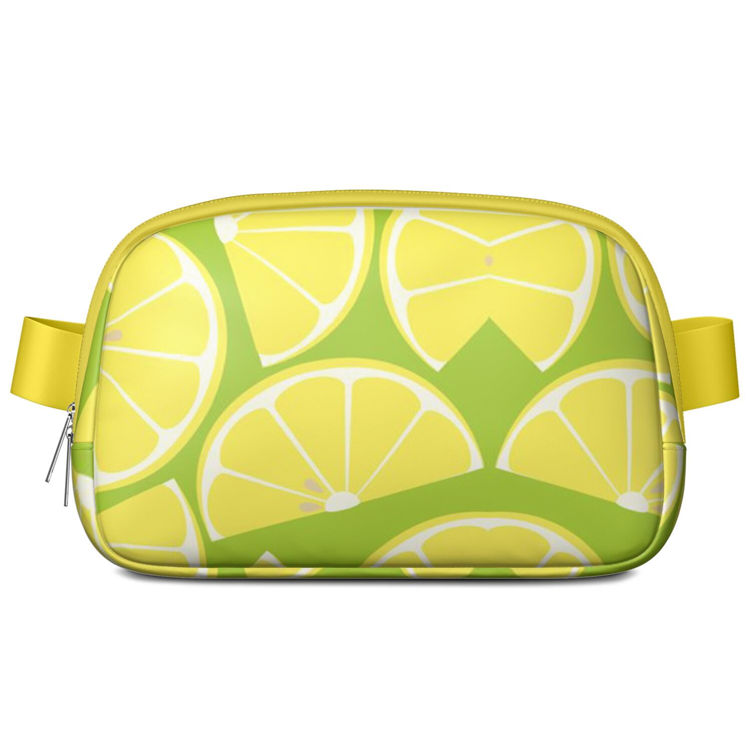 Sunny Lemons Fanny Pack – Retro-Inspired Fruit Belt Bag with Cute Vintage Lemon Pattern