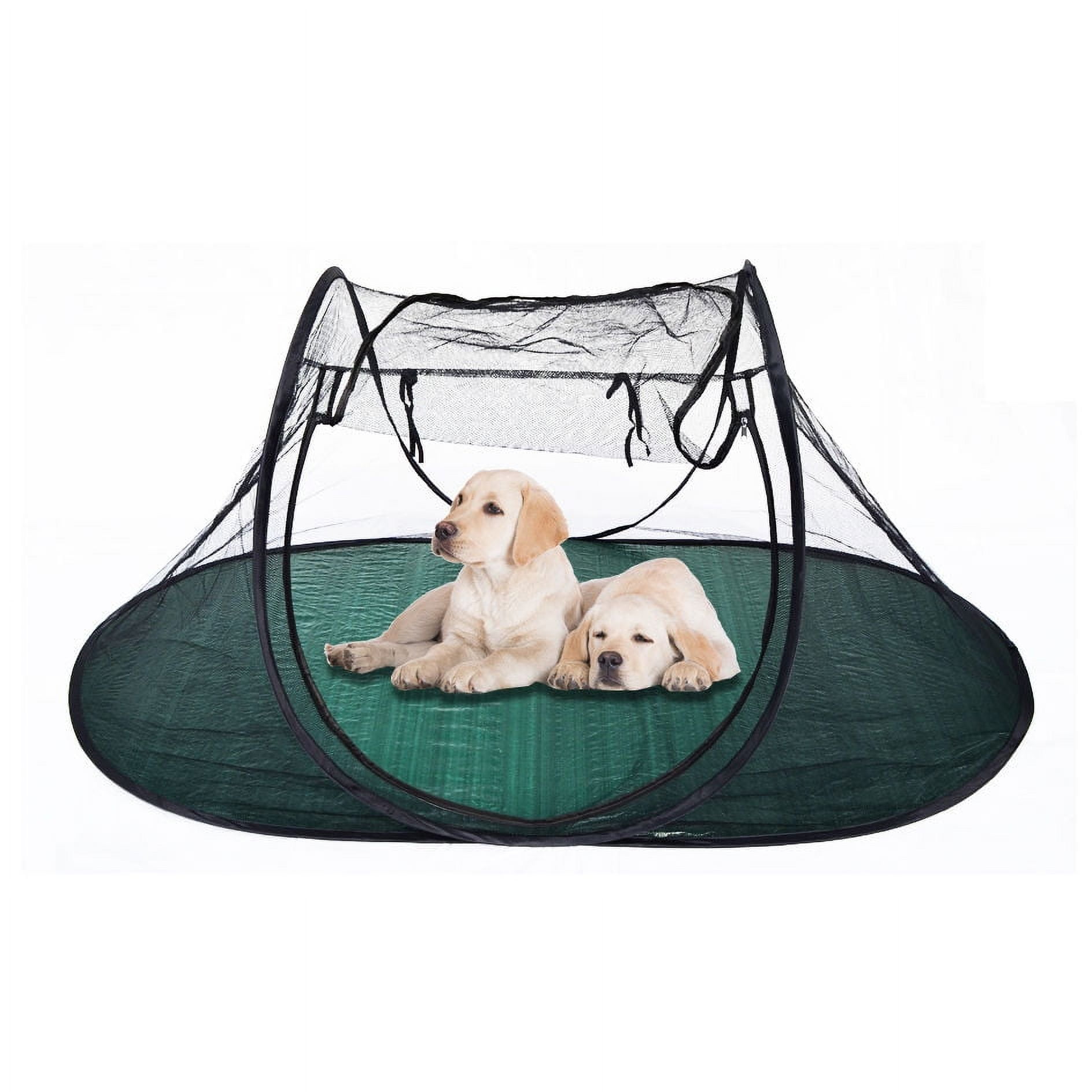 SUNNYOUTDOOR Pop Up Pet Cat Tents Portable Pet Playpen Portable Cat Dog Exercise Tent Puppy Dog Cat Soft Tent, with carry bag