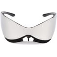 thumbnail image 1 of Sunny Pro Futuristic Oversized Sunglasses for Women Men Fashion Wrap Around Shield, 1 of 6