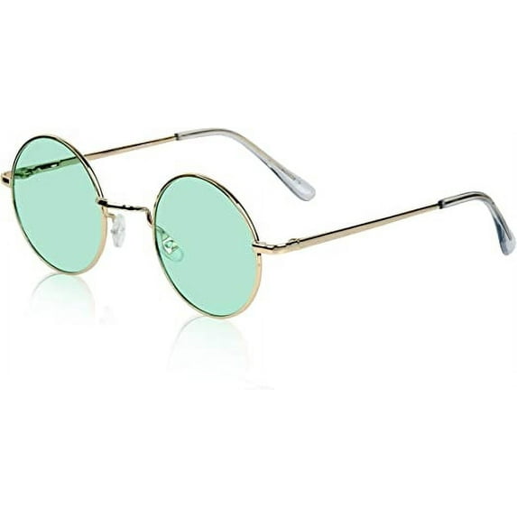 Sunny Pro Retro Round Sunglasses Small Colored Lens Hippie John Lennon Glasses