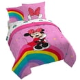 thumbnail image 1 of Sunny Side Up Disney Minnie Mouse Rainbow Dots 5 Piece Twin Size Bed Set with Sham, 1 of 6