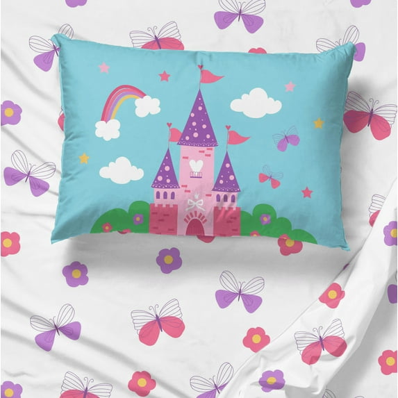 Sunny Side Up Magic Castle 3 Piece Toddler Size Sheet Set