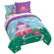 Sunny Side Up Magic Castle 5 Piece Toddler Size Bed Set with Sham