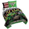 thumbnail image 1 of Sunny Side Up Monster Jam Grave Digger 5 Piece Full Size Bed Set, 1 of 6