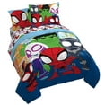 thumbnail image 1 of Sunny Side Up Spidey & His Amazing Friends 4 Piece Toddler Size Bed Set, 1 of 6