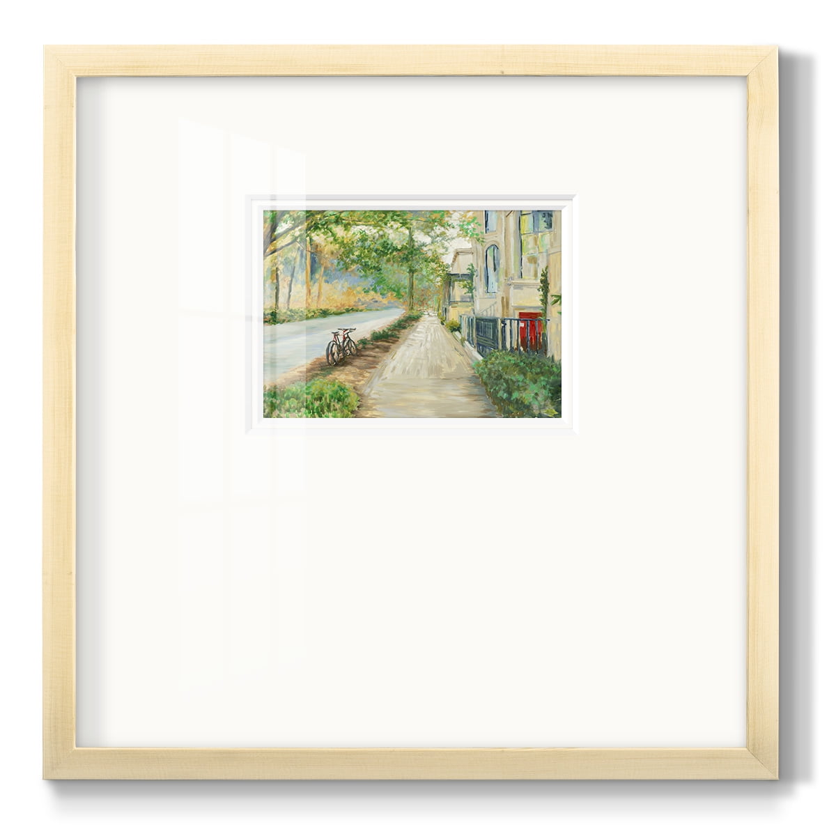 Sunny Side of the StreetPremium Framed Print