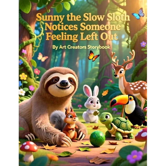 Sunny the Slow Sloth Social-Emotional Le Sunny the Slow Sloth Notices Someone Feeling Left Out: A Compassionate Story About Empathy and Helping Friends Feel Incl, (Paperback)