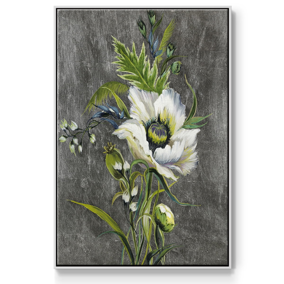 Sunny Sunday II Framed Premium Gallery Wrapped Canvas - Ready to Hang - 25 x 37 - White Floating Frame