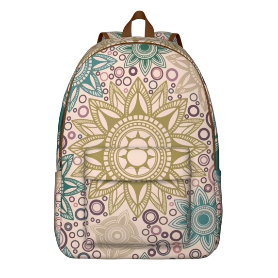 Sunny Sunflower Patterned Backpack with Dedicated Tech Section, Versatile Bookbag for Classroom and Office, Comfortable Grip Handles, Supportive Gift