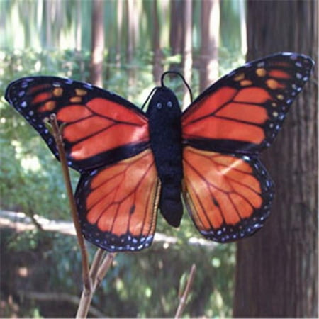Sunny Toys FG7240 8 In. Finger Butterfly Monarch Puppet