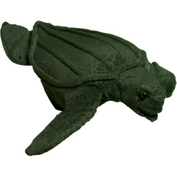 Sunny Toys NP8151 14 In. Turtle - Leatherback- Animal Puppet
