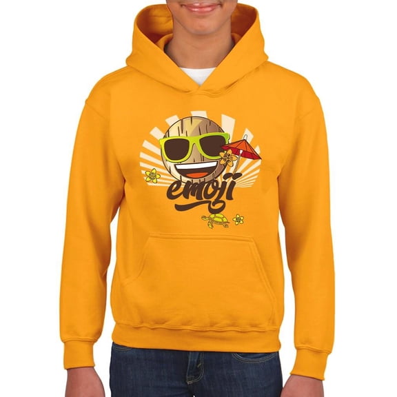 Sunny Tropical Icon Fun Graphic Youth's Hoodie