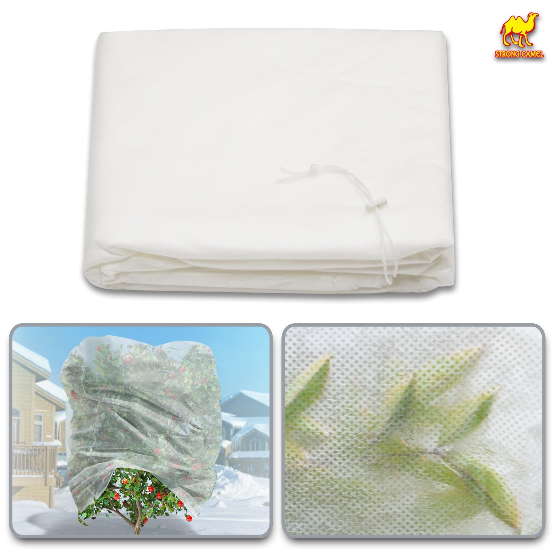 Sunny Warm Worth Plant Cover and Plant Protecting Bag for Frost Protection, Multi Sizes for Your Choice (120''x120'')