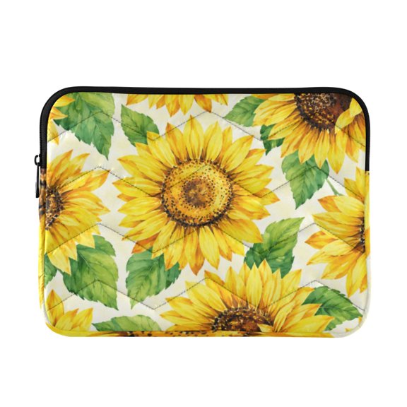 Sunny Water Printed Laptop Sleeve 13-14 Inch Computer Bag & Laptop Case for Women Men with Zippe for Work Travel