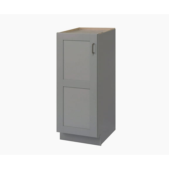 Sunny Wood Gs1821b Grayson 18" Wide Wood Free Standing Bathroom Linen Tower Bottom - Grey