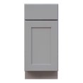 thumbnail image 1 of Sunny Wood Gsb15-A Grayson 15" Wide Single Door Base Cabinet - Grey, 1 of 7