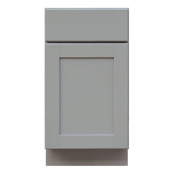 Sunny Wood Gsb18-A Grayson 18" Wide Single Door Base Cabinet - Grey