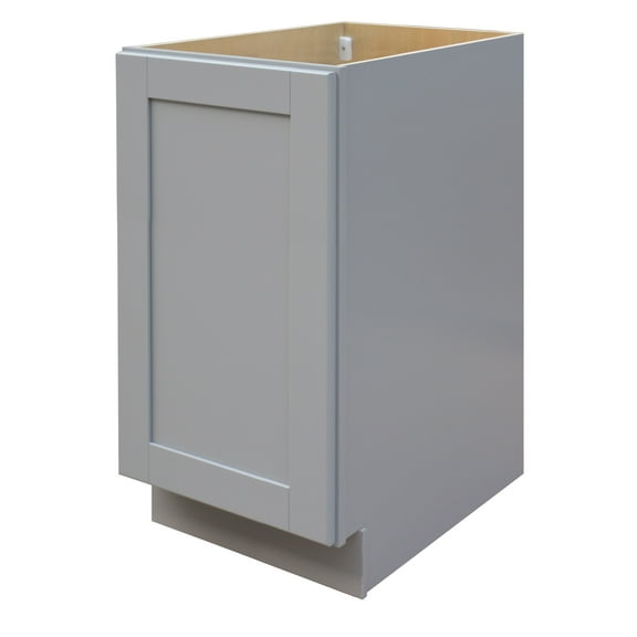 Sunny Wood Gsb18wb-A Grayson 18" Wide X 34-1/2" Tall Wastebasket Cabinet - Grey