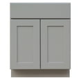 thumbnail image 1 of Sunny Wood Gsb27-A Grayson 27" Wide Double Door Base Cabinet - Grey, 1 of 7