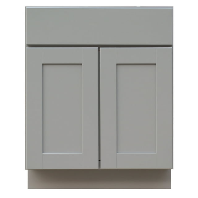 Sunny Wood Gsb27-A Grayson 27" Wide Double Door Base Cabinet - Grey