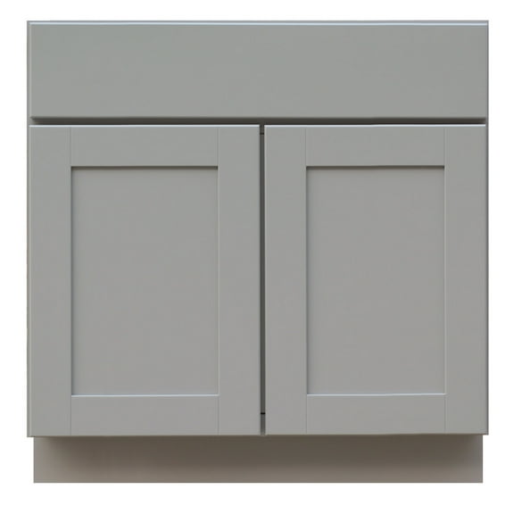 Sunny Wood Gsb33-A Grayson 33" Wide Double Door Base Cabinet - Grey
