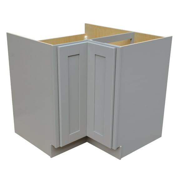 Sunny Wood Gsb36dc-A Grayson 36" Wide X 34-1/2" High Corner Base Cabinet - Grey