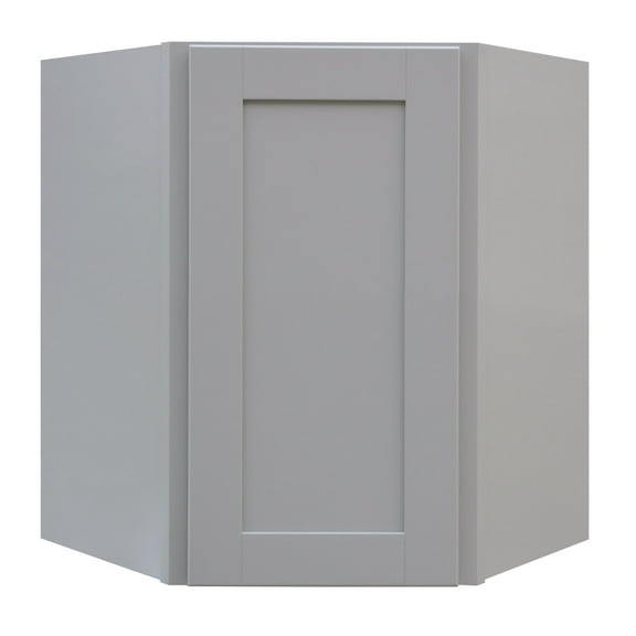 Sunny Wood Gsw2430dc-A Grayson 24" Wide X 30" High Diagonal Corner Wall Cabinet - Grey