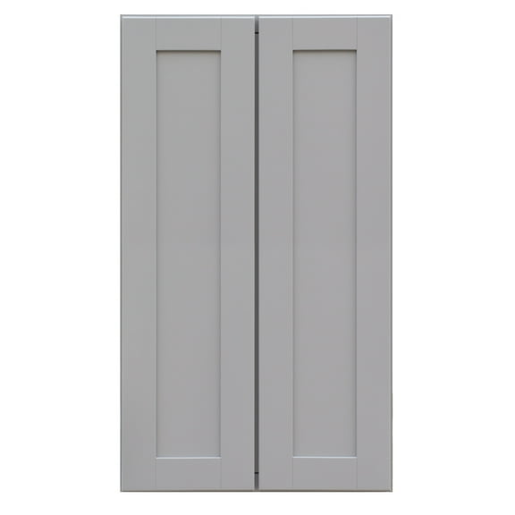 Sunny Wood Gsw2442-A Grayson 24" Wide X 42" High Double Door Wall Cabinet - Grey