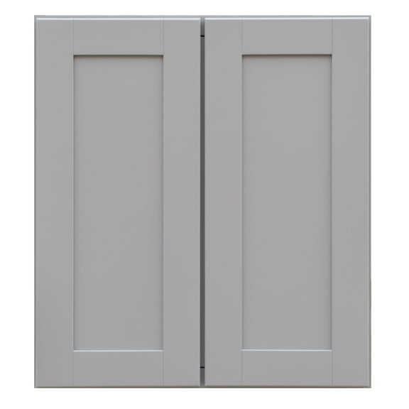 Sunny Wood Gsw2730-A Grayson 27" Wide X 30" High Double Door Wall Cabinet - Grey