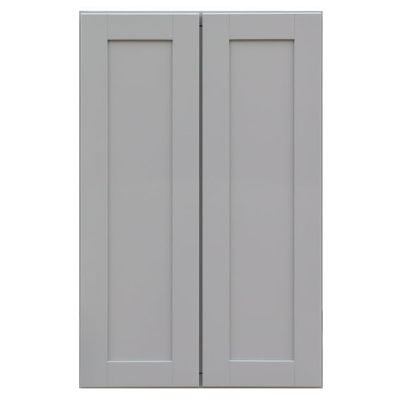 Sunny Wood Gsw2742-A Grayson 27" Wide X 42" High Double Door Wall Cabinet - Grey