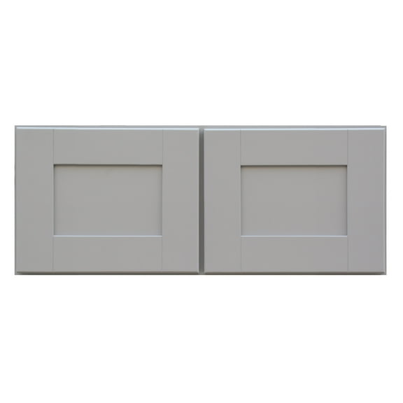 Sunny Wood Gsw3012-A Grayson 30" Wide X 12" High Double Door Wall Cabinet - Grey