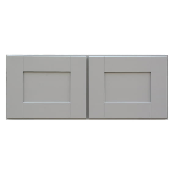 Sunny Wood Gsw3012-A Grayson 30" Wide X 12" High Double Door Wall Cabinet - Grey