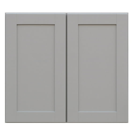 Sunny Wood Gsw3330-A Grayson 33" Wide X 30" High Double Door Wall Cabinet - Grey