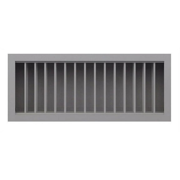 Sunny Wood Gsw3615pl-A Grayson 36" Wide X 15" High Plate Holder Wall Cabinet - Grey