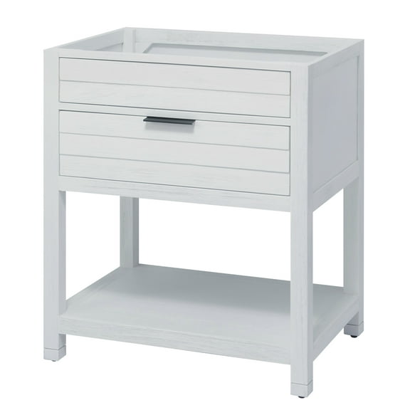 Sunny Wood Ky3021d Le Bath Kasey 30" Single Free Standing Vanity Cabinet Only - White-Wash