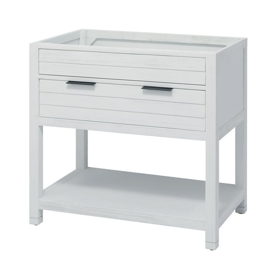 Sunny Wood Ky3621d Le Bath Kasey 36" Single Free Standing Vanity Cabinet Only - White-Wash
