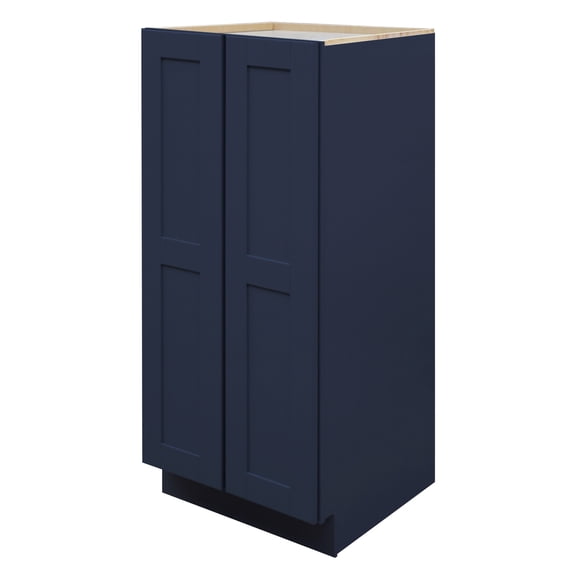 Sunny Wood P2454b-A Blue Topaz 24" Wide X 54" Tall Double Door Tall Or Pantry Cabinet -