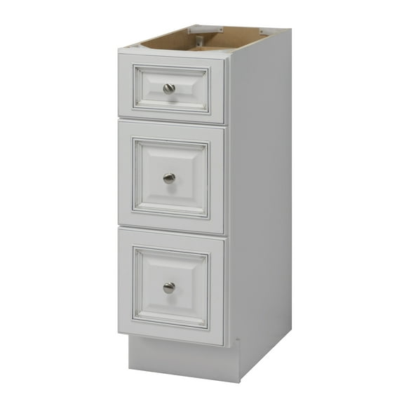 Sunny Wood Rl1221d Riley 12" Wide Wood Floor Standing Bathroom Bridge Or Side Cabinet -