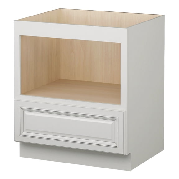Sunny Wood Rlb30mc-A Riley 30" Wide X 35" Tall Base Cabinet - Fresh White with Dover Glaze