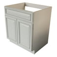 thumbnail image 1 of Sunny Wood Rlb30s-A Riley 30" Wide X 34-1/2" High Double Door Base Cabinet - White, 1 of 5