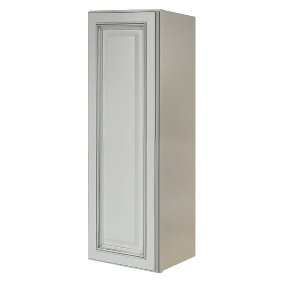 Sunny Wood Rlw1236-A Riley 12" Wide X 36" High Single Door Wall Cabinet - White