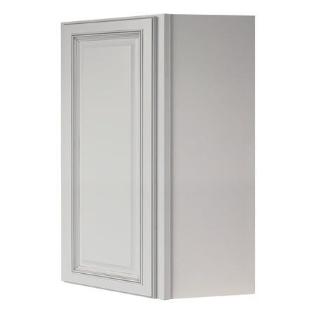 Sunny Wood Rlw2436dc-A Riley 33-1/2" Wide X 36" High Single Door Corner Wall Cabinet -