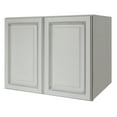thumbnail image 1 of Sunny Wood Rlw3024-24-A Riley 30" Wide X 24" High Double Door Bridge Cabinet - White, 1 of 4