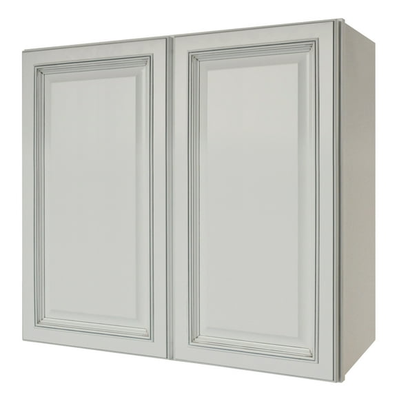 Sunny Wood Rlw3330-A Riley 33" Wide X 30" High Double Door Wall Cabinet - White
