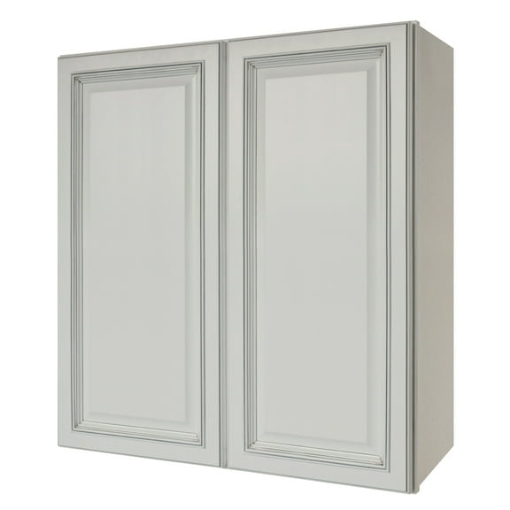 Sunny Wood Rlw3336-A Riley 33" Wide X 36" High Double Door Wall Cabinet - White